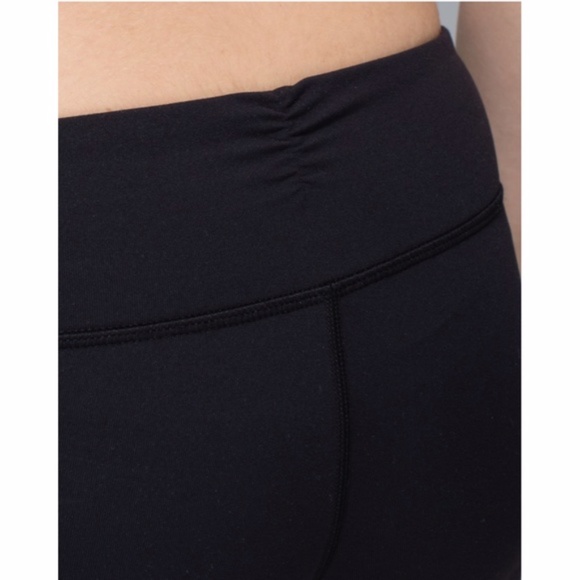 Lululemon Gather & Crow Crop Split Hem Legging Black 2 - Picture 10 of 16